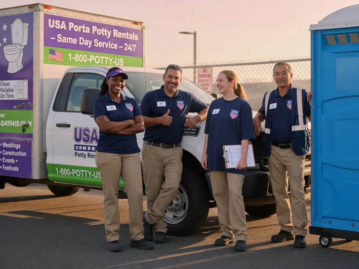 Porta Potty Rental company in Rector, PA